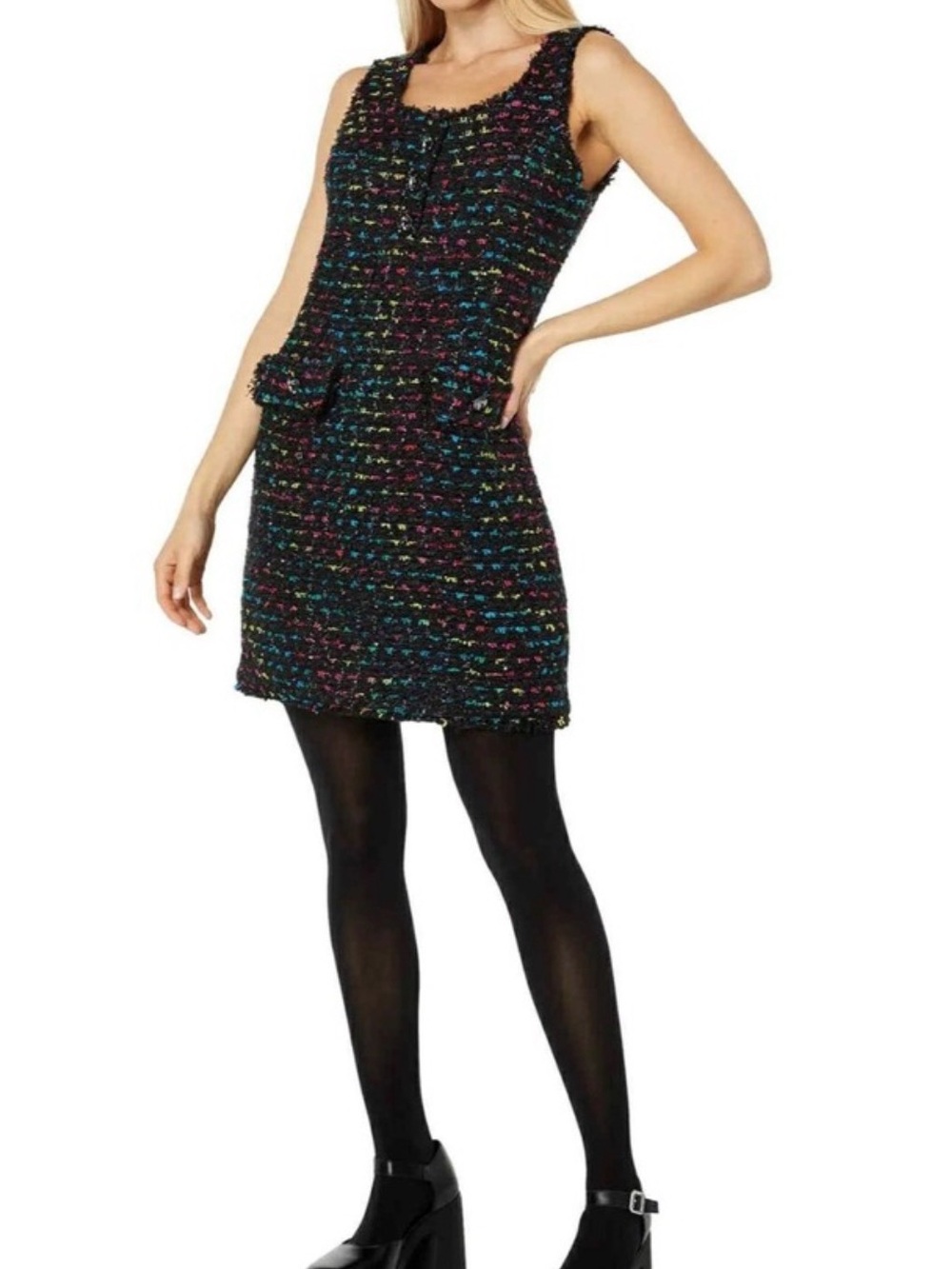 Kate Spade Sleeveless Tweed Mini Dress